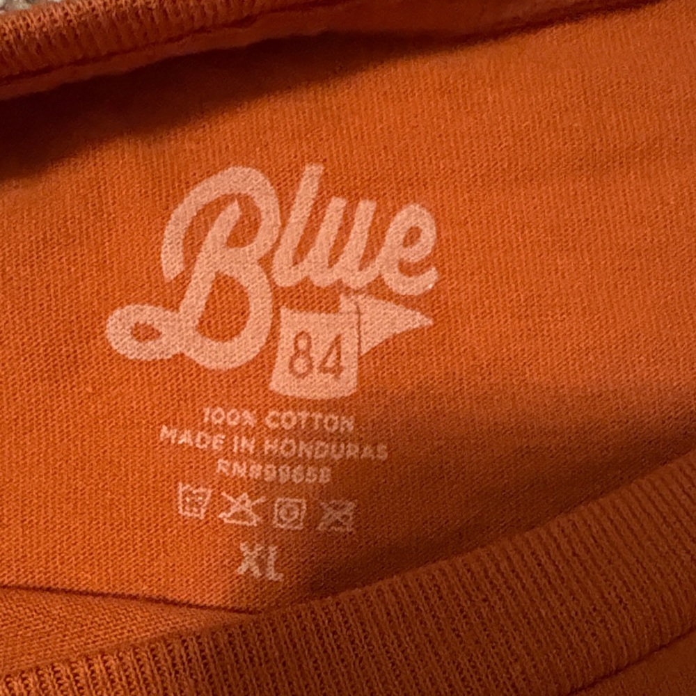 Blue 84 Orange Crew Tee TEXAS LONGHORNS - Picture 2 of 3
